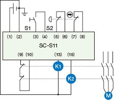 One emergency stop switch